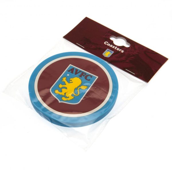 Aston Villa F.C. Silicon coasters (2pk)