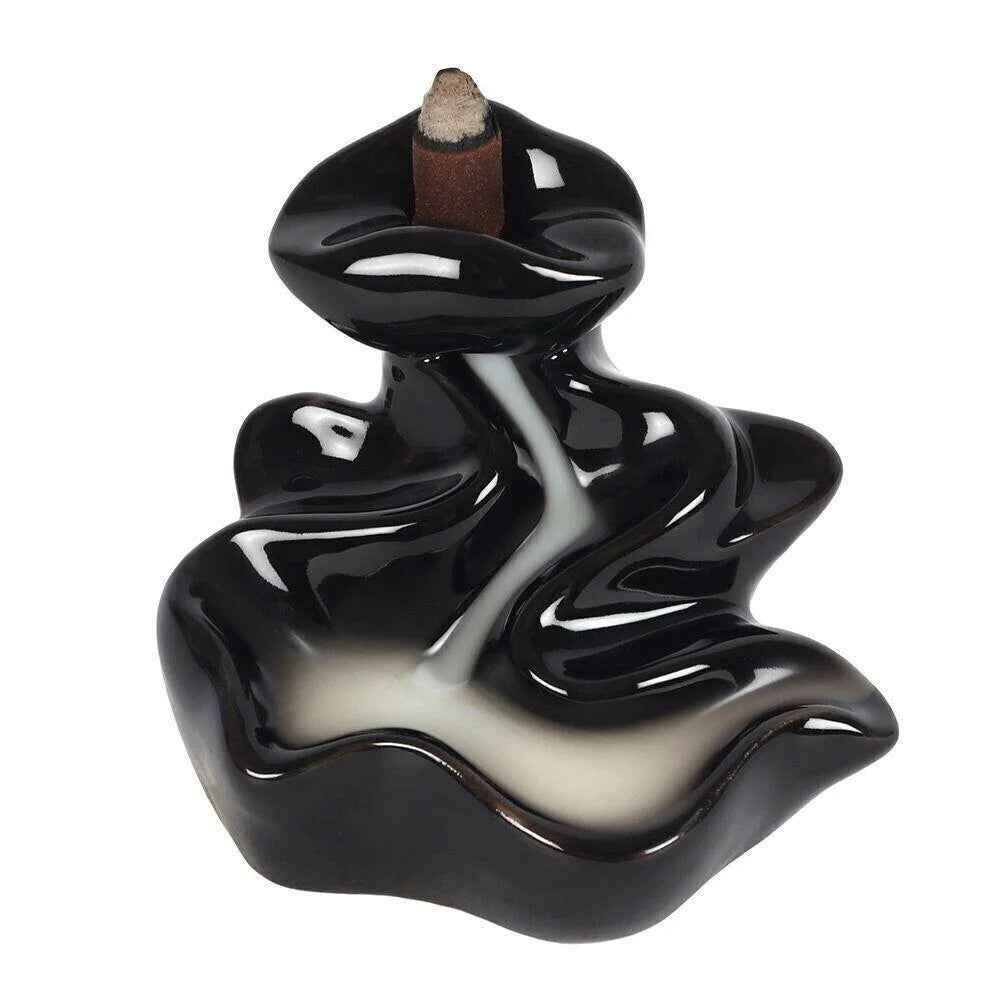 River Backflow Incense Burner + Smoke