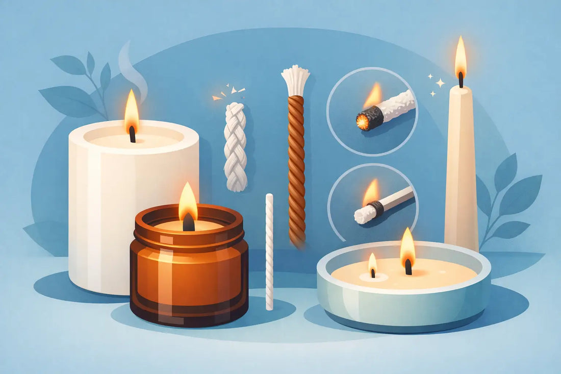 A Guide to Candle Wick Types for Better Burns