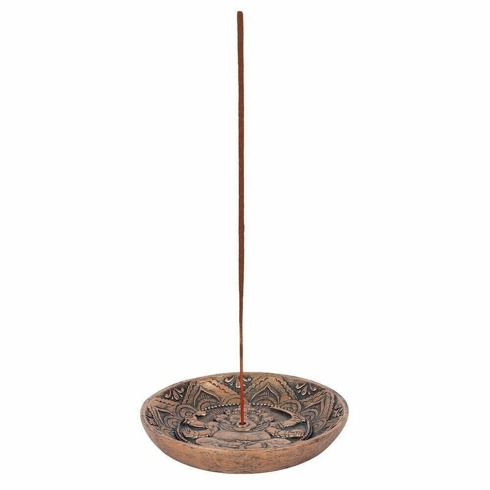 Hindu Ganesh Incense Stick Ash Holder/Catcher Plate & Sticks