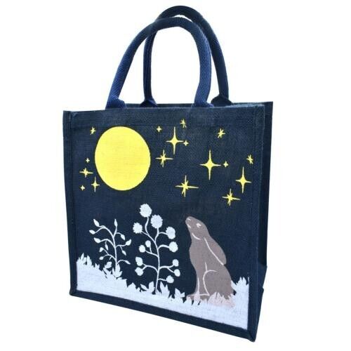Hare & Moon Jute Shopping Bag