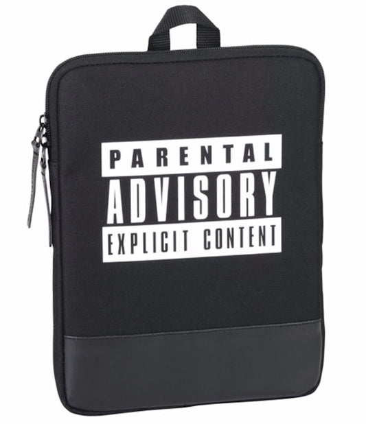 Children/Youth Parental Advisory Logo Design Tablet/Laptop Bag (10.6in)