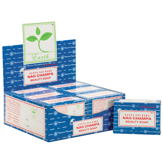 12 Nag Champa Soaps by Satya