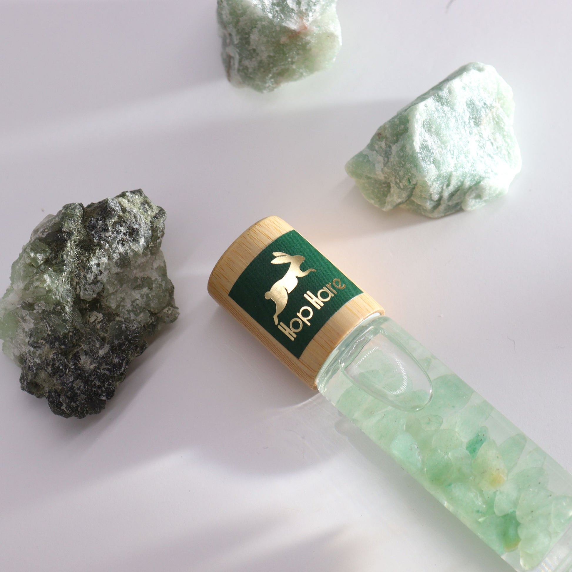 Roll on and three Green Aventurine stonss