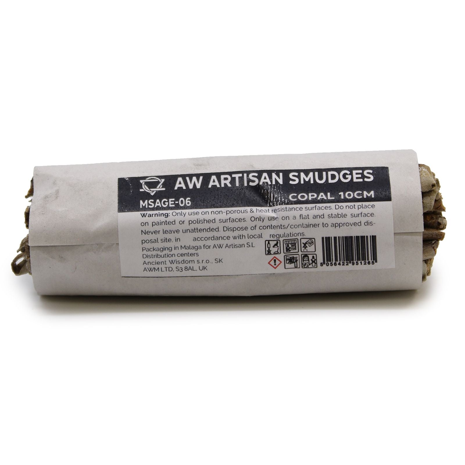 Roll of AW Artisan Smudges with Copal on a white background