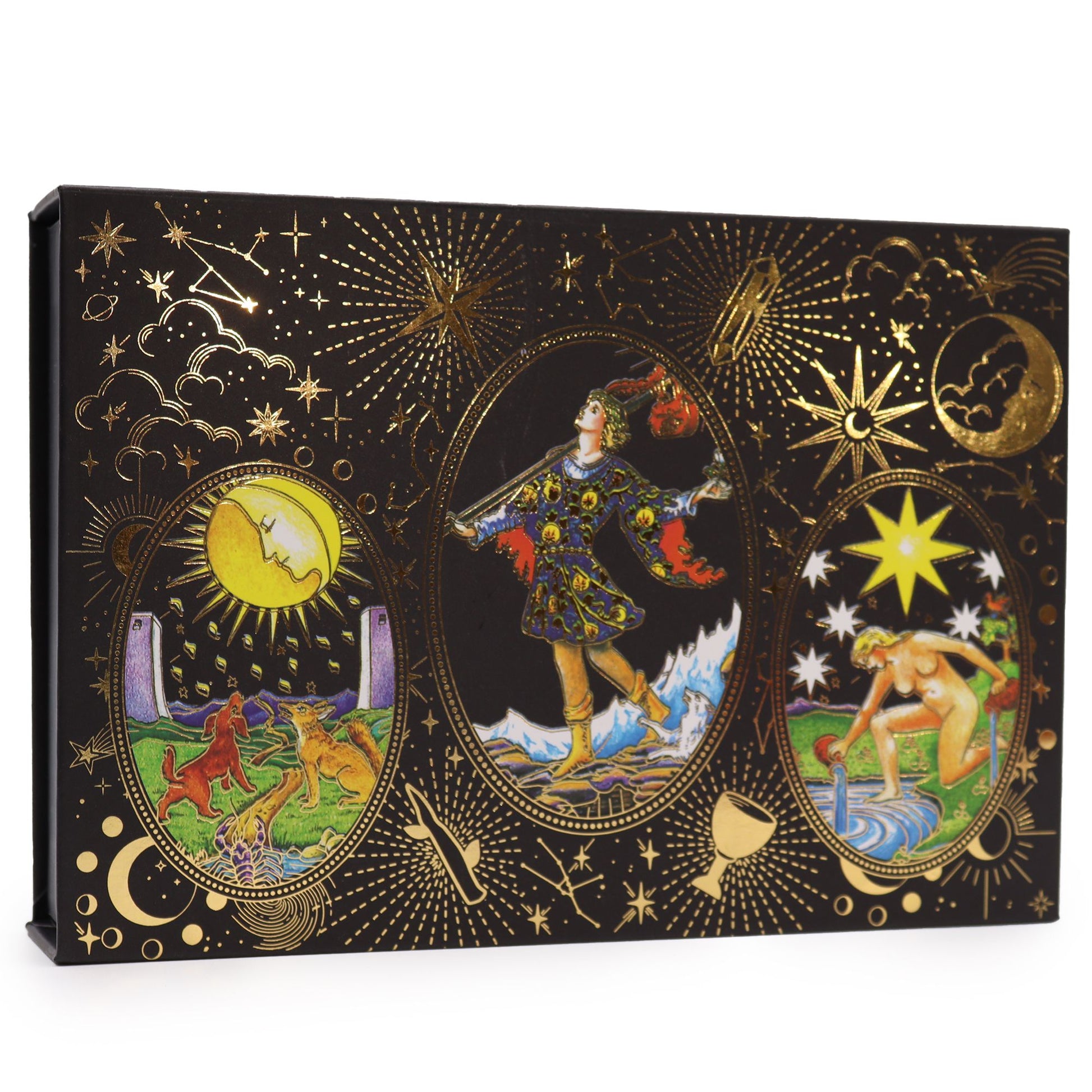 Gold Foil Tarot - Let the Magic Begin - Gift Set presentation box