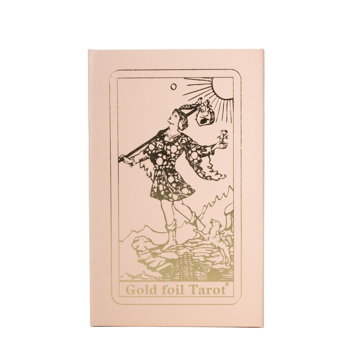 Pink Box Ruby Foil Tarot Card Gift Box Set on a white background