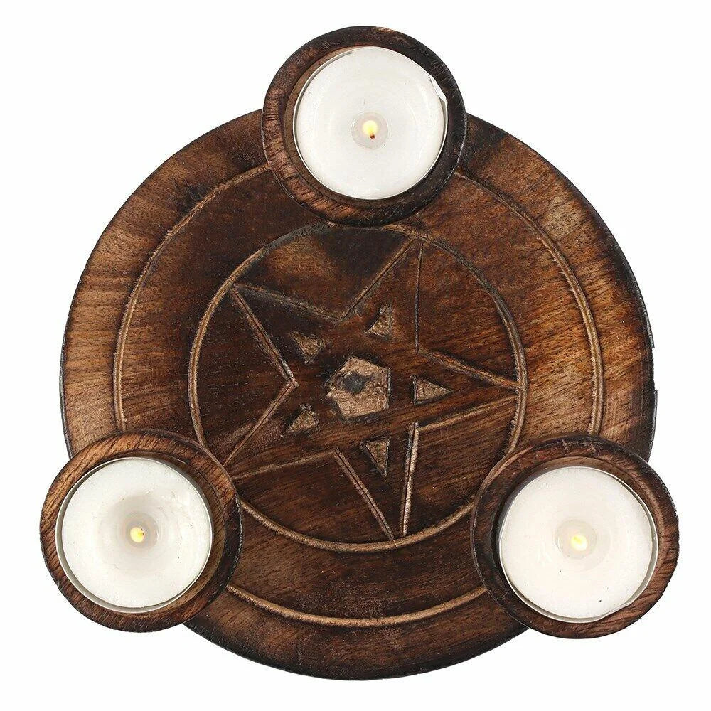 tealight holders Pentagram